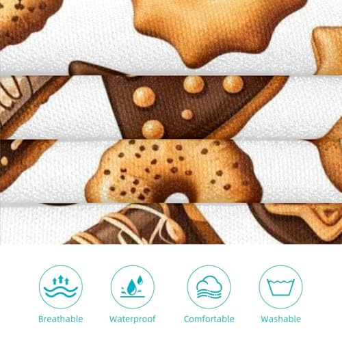 Tablier de chef en lin pour préparer le pain aux pépites de chocolat