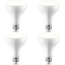 BR30 LED Light Bulb 4PK, 9W=65W, 650LM, 2700K Soft White, CRI90, Non-Dim