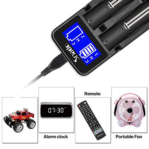 Snado 4330196183 Intelligent Charger, Snado Lcd Display Universal Smart Charger For Rechargeable Li-Ion Batteries 18650 18490 18350 17670 17500 16340 14500 thumb #4