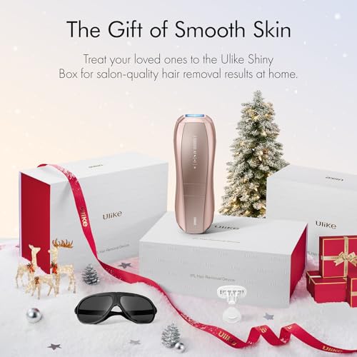 ulike laser hair removal air 10 ipl holiday gift for women and men 65f ice-cooling contact dual lights skin sensor amp ushr mode for nearly painless effective amp long-lasting hair removal from home
