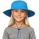 Durio Baby Sonnenhut für Mädchen und Jungen,Sonnenhut Kleinkind, Kinder Fischerhut,Sommerhut Breiter Krempe, Strandhut für Mädchen Jungen Himmelblau 4-12 Jahre