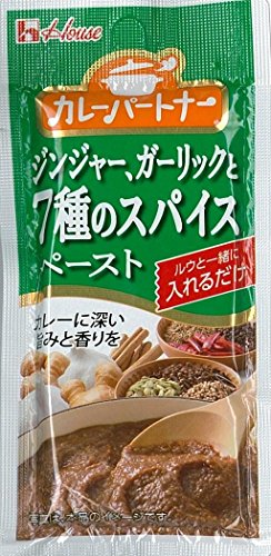 ハウス カレーパートナー ジンジャー ガーリックと7種のスパイスペースト 40g×10個