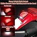 MOVOTOR LED Tail Light 500% Bright Rear Brake Light with White License Plate Lighting Compatible with Dirt Bike Enduro Cafe Custom Honda XR650L XR600R