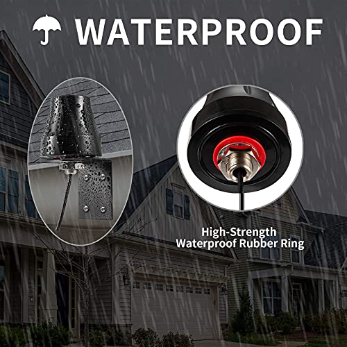 Image of Waterproof Dual Band WiFi 2.4GHz 5GHz 5.8GHz Mini Omni-Directional 5dBi Wall Mount Outdoor RP-SMA Male Antenna for WiFi Router Hotspot Wireless Network Card Security IP