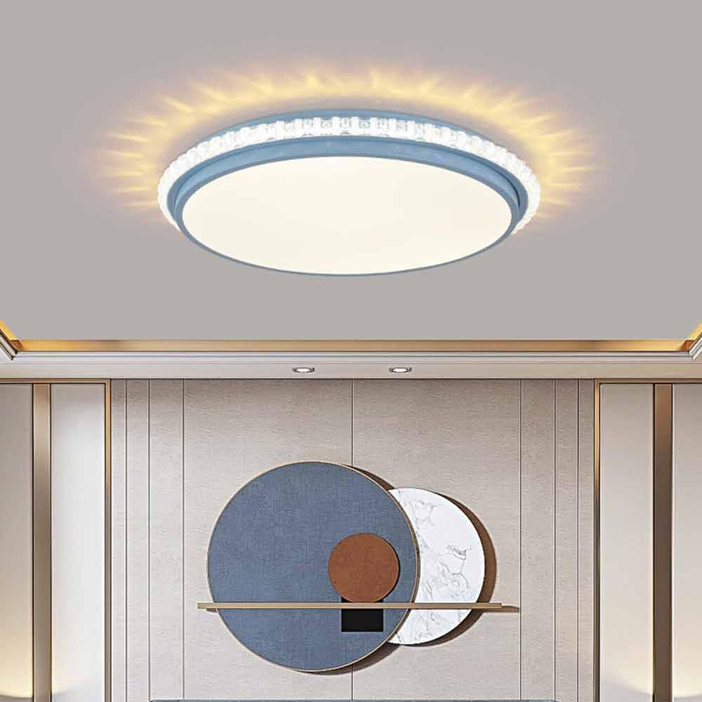 11,8 cala wpuszczana lampa sufitowa, 18 W LED 1260 lm, regulowana 3000 K-5000 K, płaskie oświetlenie do sypialni, kuchni, salonu