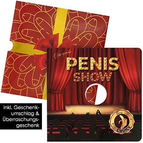 ILP Penis Buch - Schniedels Große Show - Die große PENIS SHOW - Witziges Pappbilderbuch Ausfüllbuch Cover