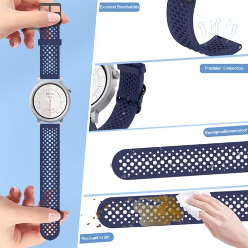 Correa de silicona para reloj CMF Watch 3 Pro azul miniatura 2