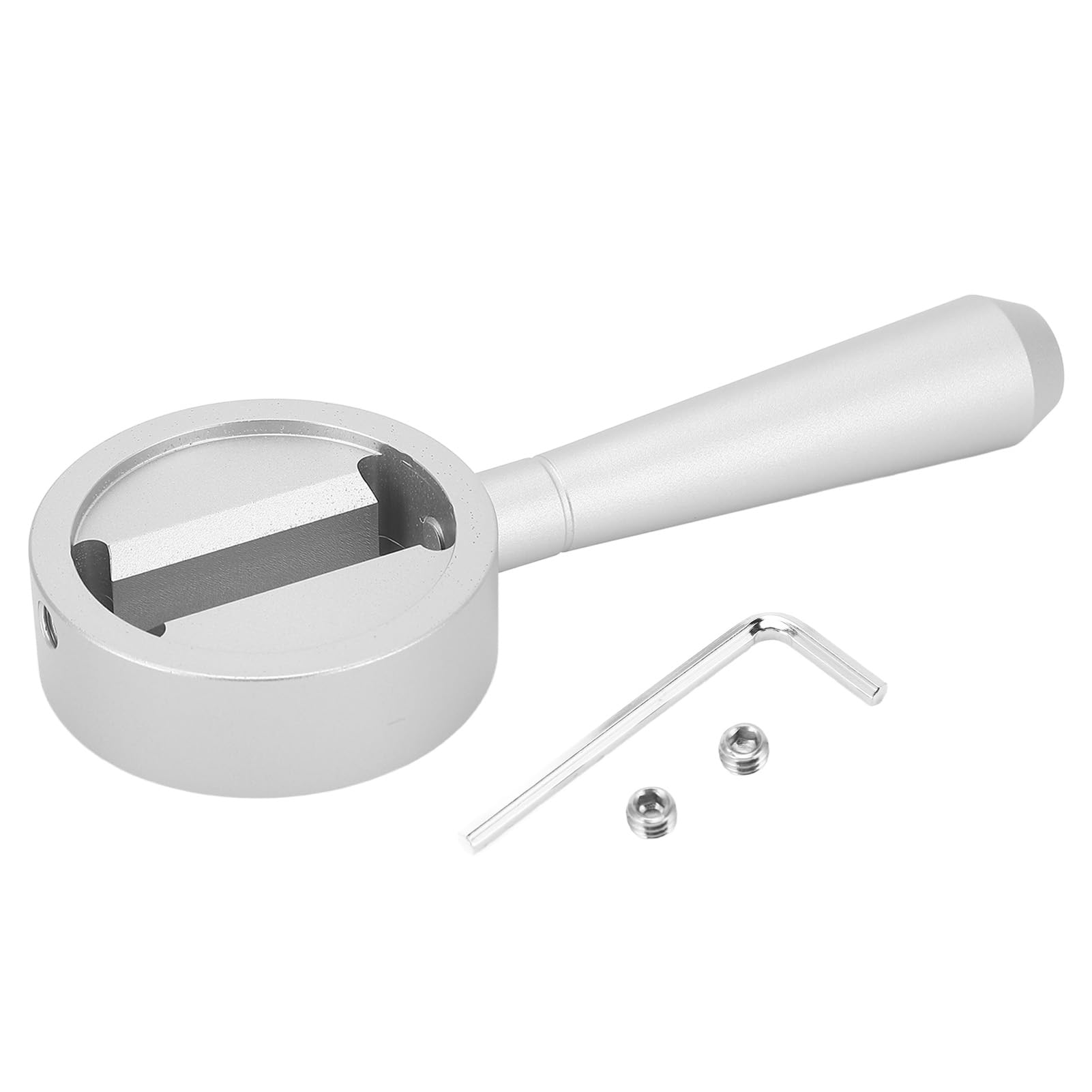 Leva del vapore del caffè Leva del vapore della caffettiera in lega di alluminio per risparmiare sforzo per BAE02 02s per PE3899 per 3231 (Argento)