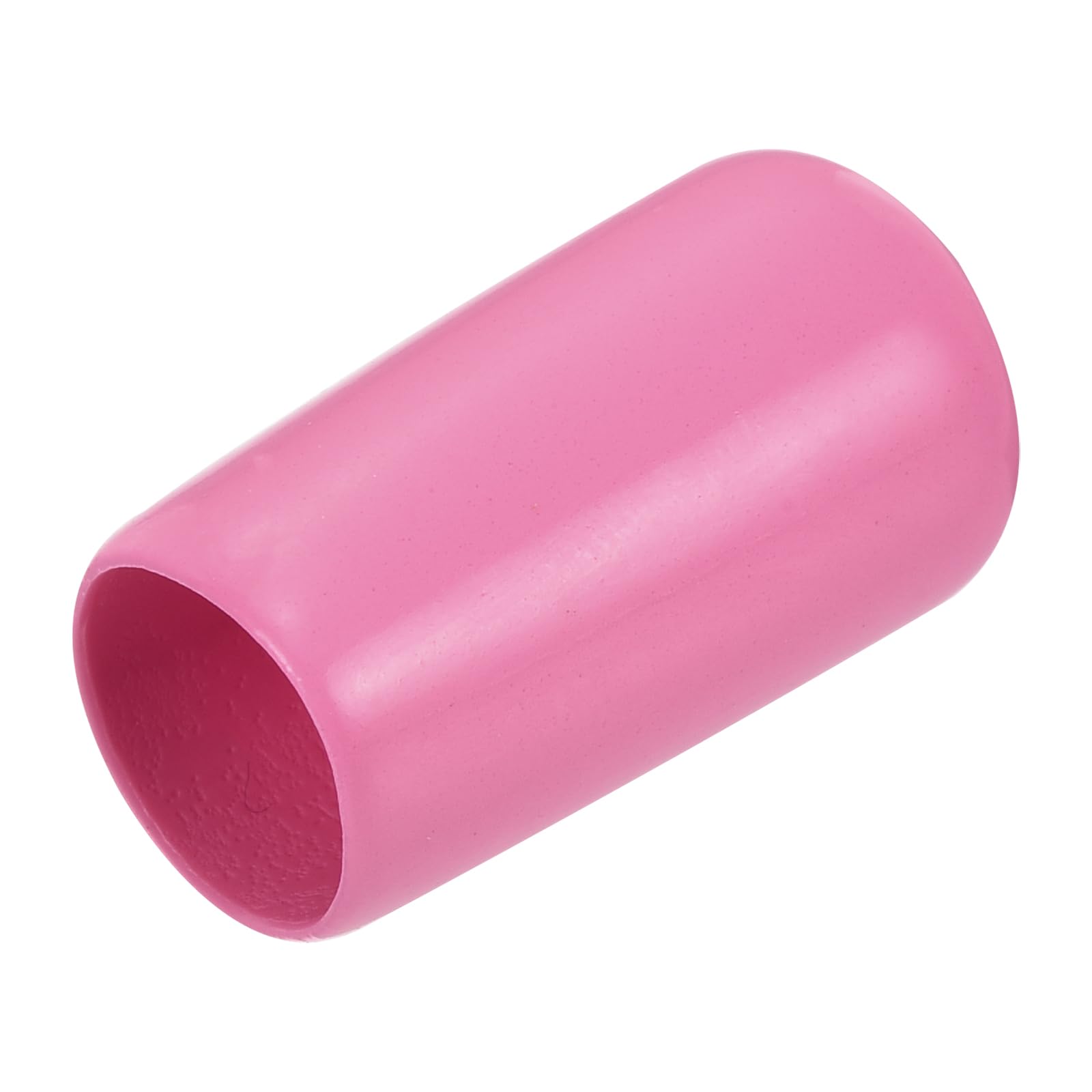 uxcell 20pcs Rubber End Caps 10mm(3/8 inch) ID Vinyl PVC Round Tube Bolt Cap Cover Screw Thread Protectors Pink