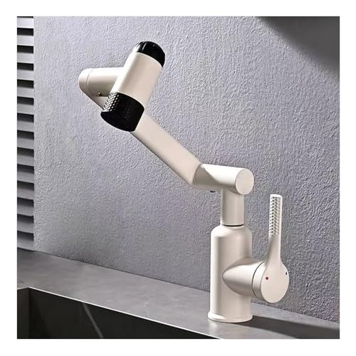 Robinet de salle de bain à 4 modes de sortie d'eau et commande monocommande