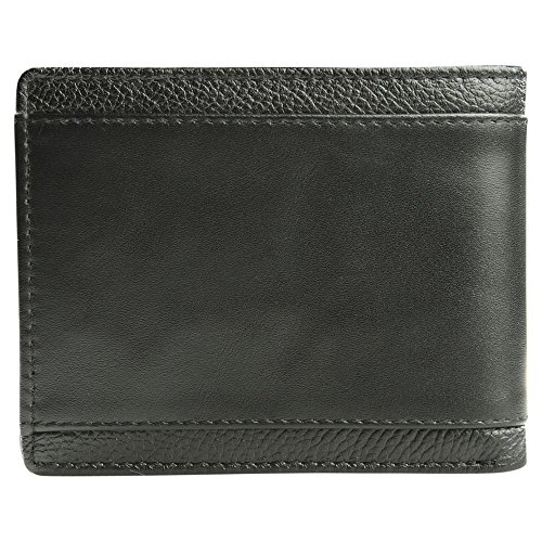 Image of TITAN Black Leather Men's Wallet (TW162LM3BK)