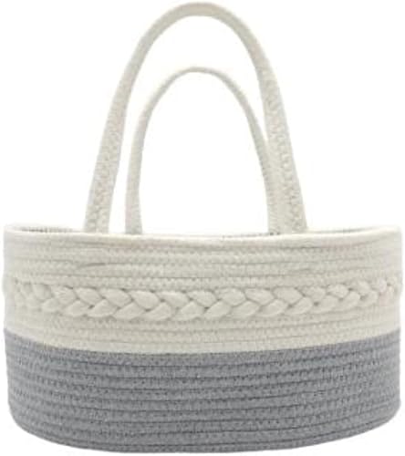 Organizador de pañales para bebé, carrito para pañales, cesta de pañales para bebé, regalos de baby shower para recién nacido, cesta cambiadora de