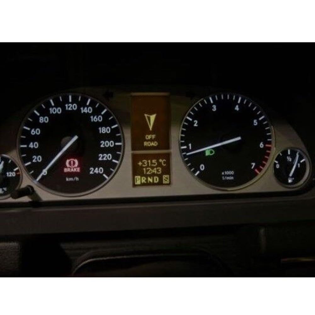 Display LCD per Mercedes Classe A W169 Classe B W245, OEM A1695400448 0263643242, nero