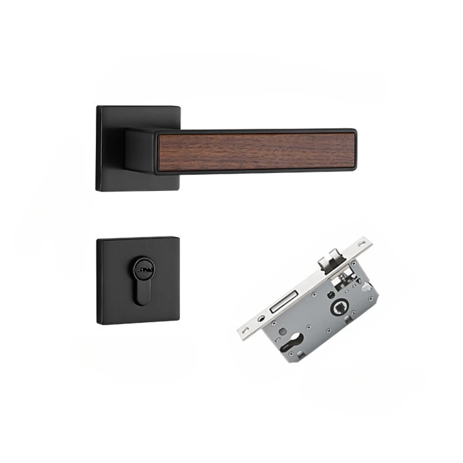 Interior Zinc Alloy Door Lock Hardware Accessories Split 1Pcs(4_58MM)