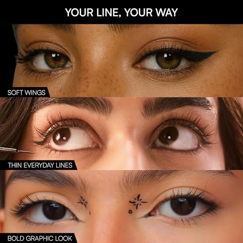Image of Dream Beauty Lunation Liquid Eyeliner for Women | Waterproof, Smudge-Proof & Cry-Proof | Jet Black Matte | Long Lasting | Precision Tip | 4.5ml