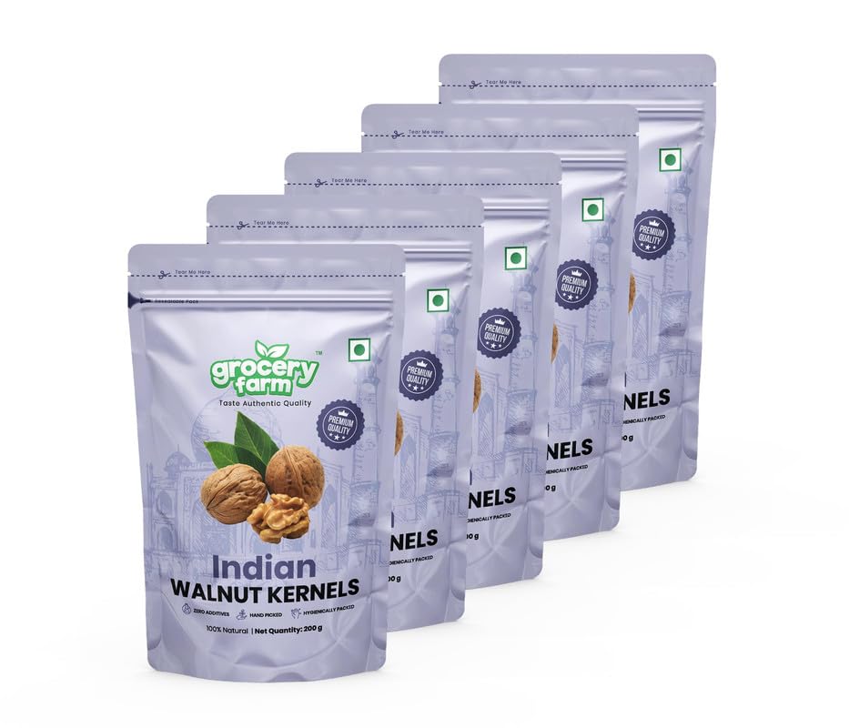 See full amazon price history chart for Grocery Farm Indian Walnut Kernels| Wholesome Goodness | Zero Additives | Rich & Delicious Dry Fruits | Nutritious Kashmiri Walnut for Guilt-Free Snacking | Natural Kashmiri Akhrot Giri | 200 gm Pack of 5 - 1kg Grocery Farm Indian Walnut Kernels| Wholesome Goodness | Zero Additives | Rich & Delicious Dry Fruits | Nutritious Kashmiri Walnut for Guilt-Free Snacking | Natural Kashmiri Akhrot Giri | 200 gm Pack of 5 - 1kg (B0BYP9CHR1) Amazon Price History, Amazon Price Tracker