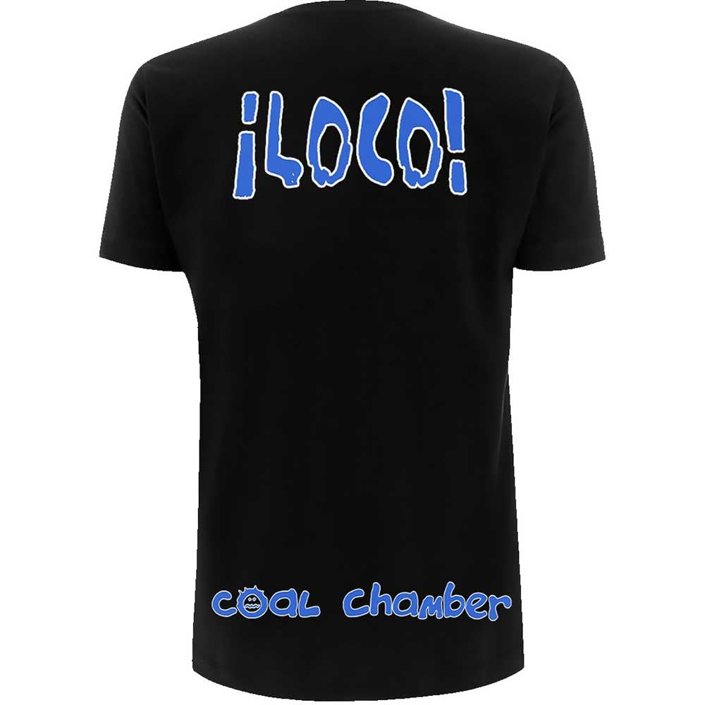 Rock Off officially licensed products Coal Chamber Loco Band Logo T Shirt M Black