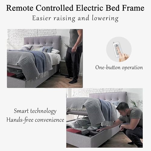 Cama o sofá con elevador eléctrico ajustable de acero resistente 6