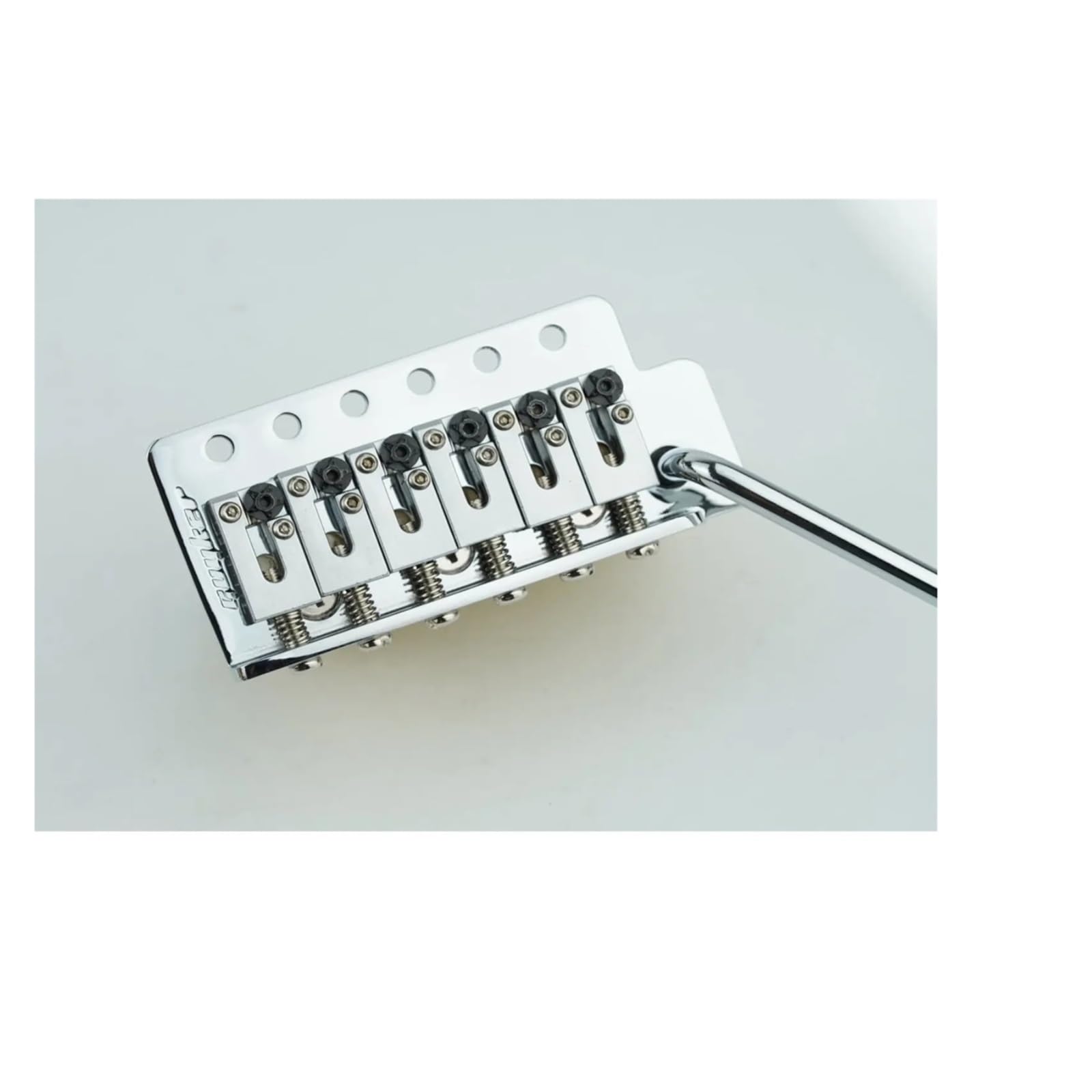 Ponte per chitarra elettrica, compatibile con GUYKER, GG1001-S | Base in ottone, selletta blocca corda in acciaio inox, ponte in metallo(CR)