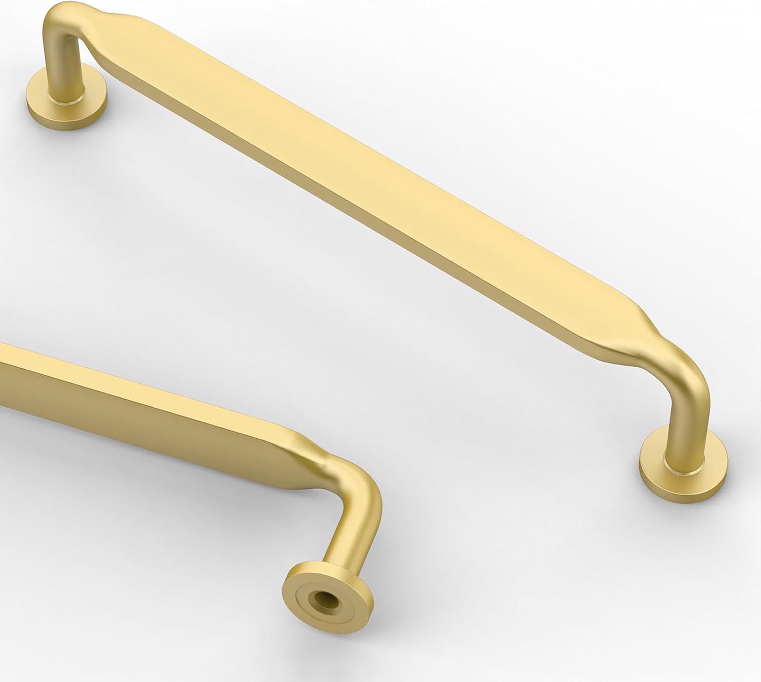Asidrama 10 Pack 5 Inch(128mm) Brushed Gold Kitchen Handles