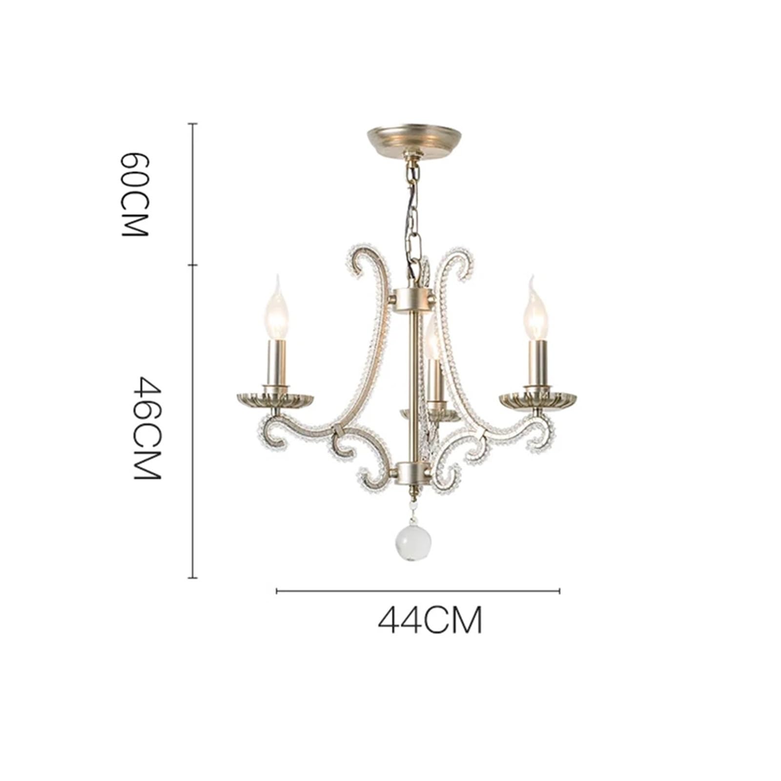 Amazon.com: INTRIXX Crystal Chandelier, 8-Light Candle E14 Pendant