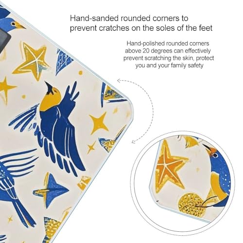 Báscula digital inteligente para baño con diseño Star Bird miniatura 4