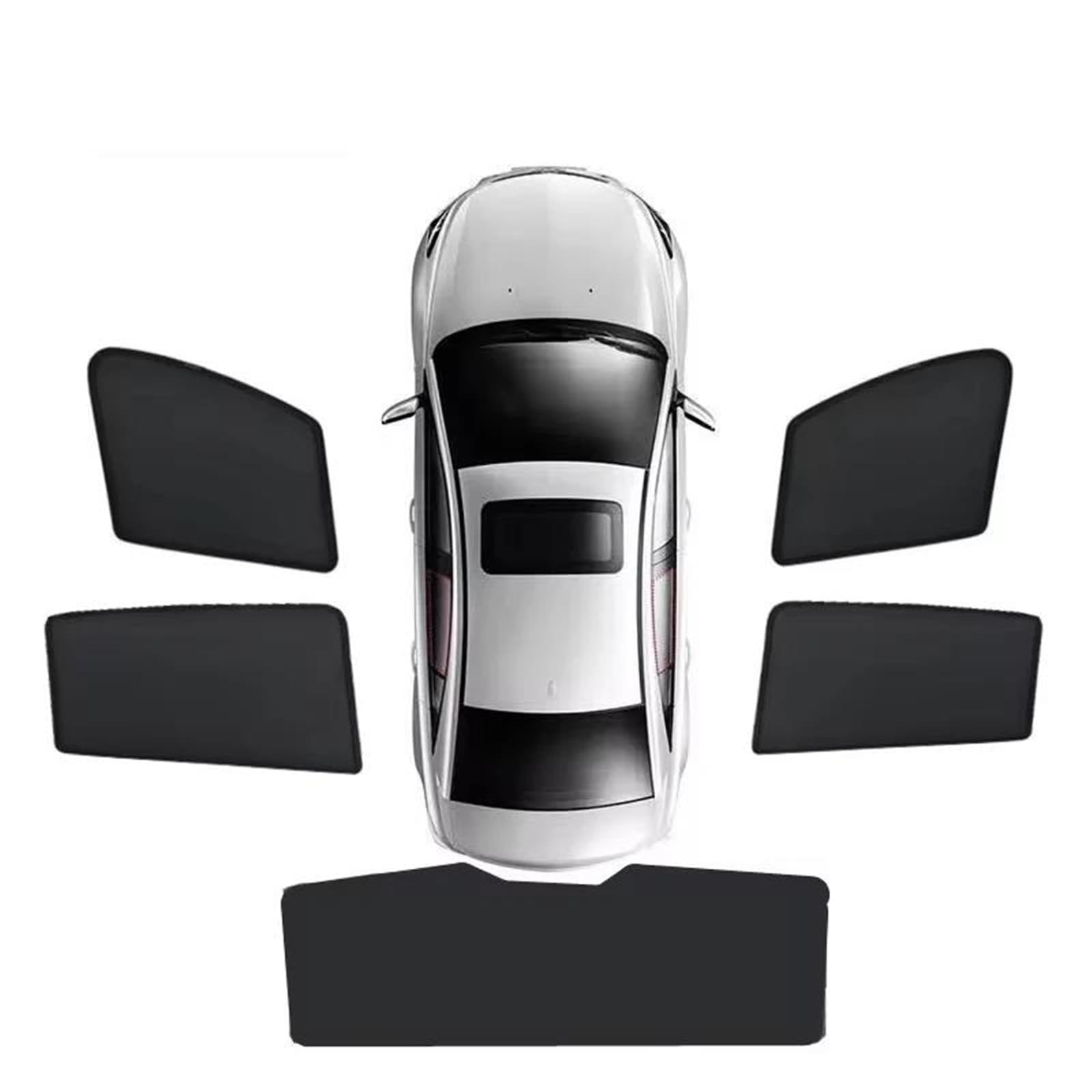 Para Ariya Para Nismo Para FE0 2023 2024 2025 Protector Solar Cortina Parabrisas Piezas Parasol Coche Magnético(5PCS Set)
