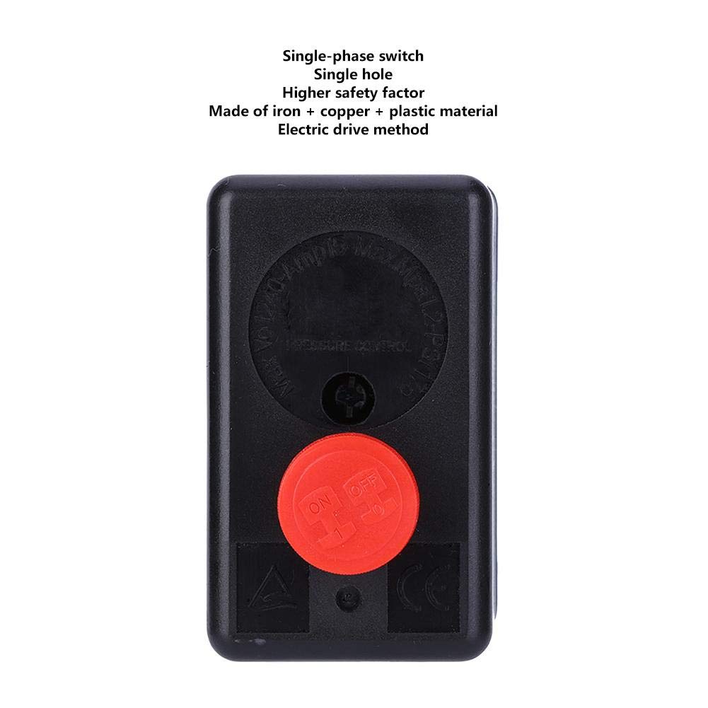 220V Wyłącznik Ciśnieniowy Sprężarki Powietrza Regulator Ciśnienia Powietrza Przełącznik Zaworu Pionowy Jednofazowy 8Kg Akcesoria Mechaniczne Pojedynczy Otwór Fb-30