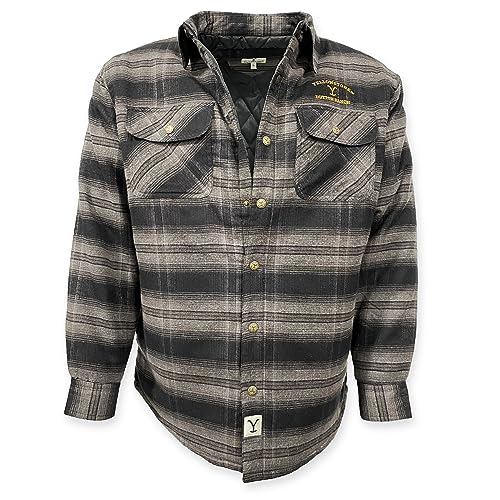 Yellowstone Flannel Shirt Jacket w/Quilt Lining