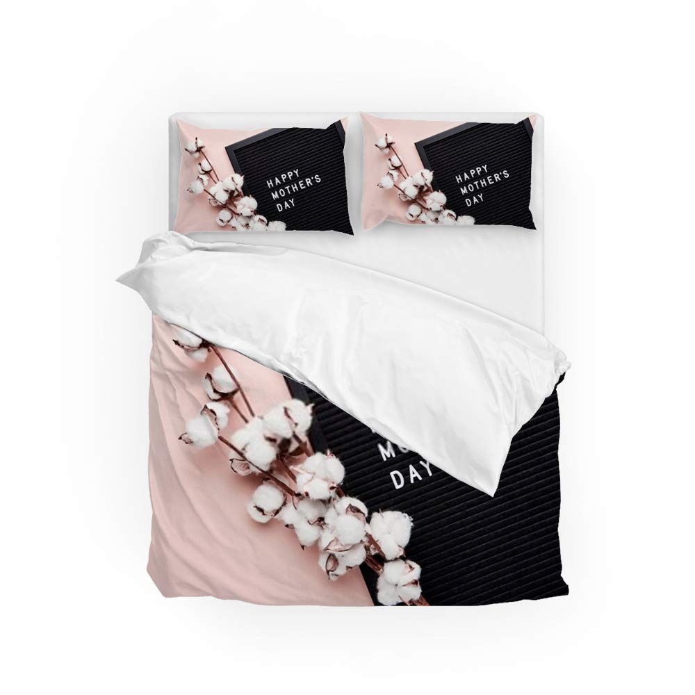 Ensemble de housse de couette 3 pièces super doux lit Long Twin parure microfibre