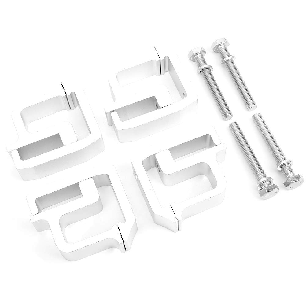 Paquete de 4 Abrazaderas para tapa de camión ,abrazaderas de montaje de carcasa universal Tite Lok Truck Cap Topper Accesorios de servicio pesado para todas las camionetas ,exterior automotriz