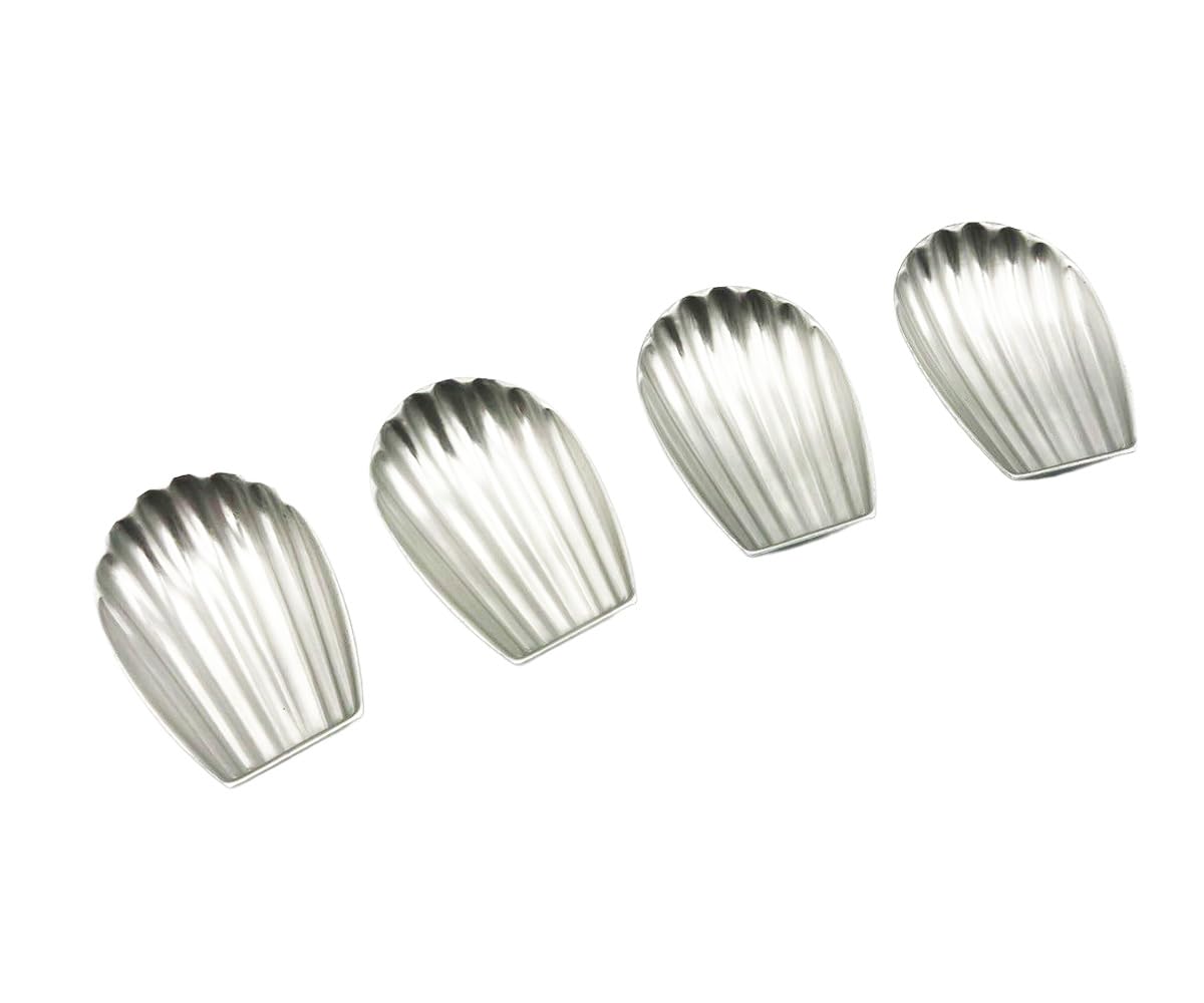 Matsunaga Seisakusho Anodized Aluminum Single Piece Madeleine Pack of 4