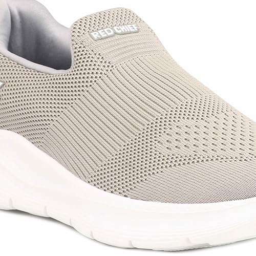Image of Red Chief Men's Walking Shoes | Men's Sports Shoes | Lightweight Breathable Cushioned Design | Men Shoes with Polyester Knitted Fabric Upper & Synthetic Lining | Slip-On Low Ankle Footwear