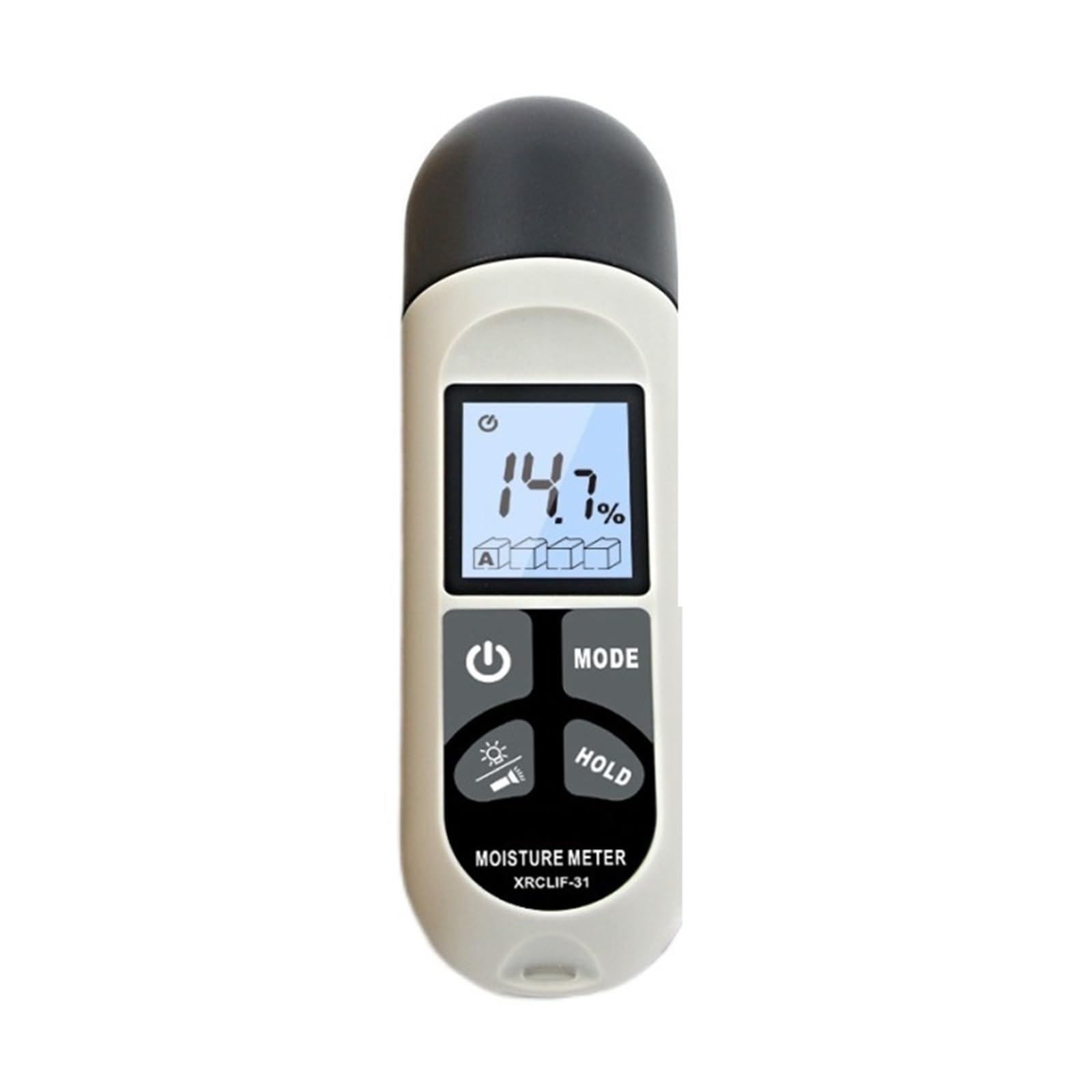 Holz-Wasser-Feuchtigkeitsmesser, Tragbarer Digitaler Holzkarton-Feuchtigkeitsgehaltstester, Holz-Hygrometer, Holz-Feuchtigkeitsmesser Einfache Bedienung