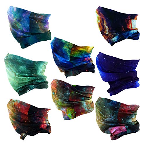 Image of Elastic Headwear Bandana Headband Half Face Mask Scarf Neck UV Sun Protection
