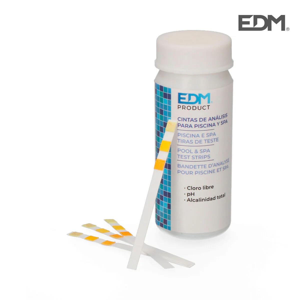 EDM 81011 Test Strips Chlorine and Ph, Transparent