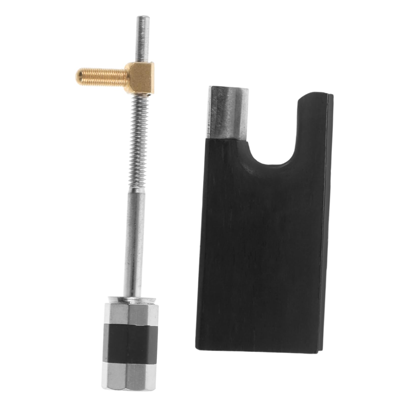 TOGEVAL 1 Set Practical Violin Bow Frog Replacement Accessory with Screw Durable Metal Parts for Comfortable Playing for Violinists Seeking Stability and Ease