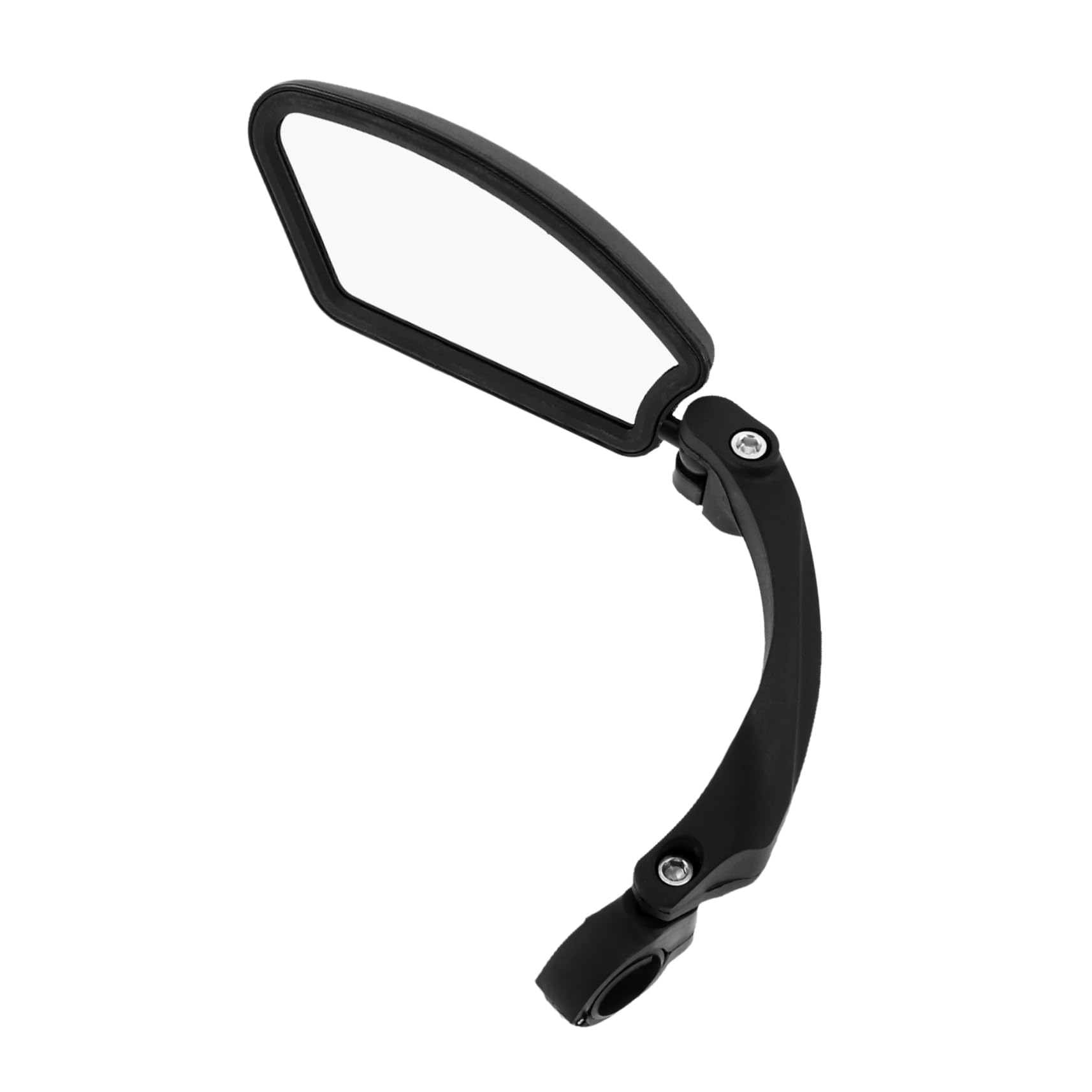 Toyvian Handlebar Mount Bike Mirror: Bicycle Rear View Wide Angle Safety Mirror - Adjustable Rotatable Reflector for Mountain Road Bike, Left