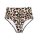 Yoofeiduoduo Einfarbig/Drucken/Leoparden Große Größen Gerafft Hoher Taille Bauchweg Schnell Trocknendes Schwimmhose Sommer Freizeit Gym Jogginghose UV Schutz Shorts Schwimmshorts