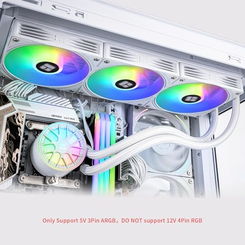 Image of Thermalright Aqua Elite 360 V6 ARGB White CPU Liquid Cooler | 360 Cooling Row Size, 3x120mm Water Radiator, AMD: AM4 /AM5, Intel LGA115X /1200 /1700 /1851, AIO CPU Cooler