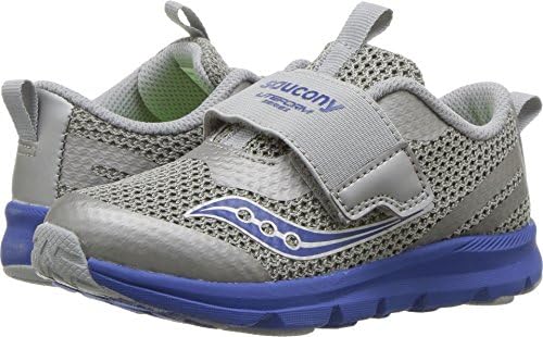 Saucony Boys' Baby Liteform Sneaker, Grey, 4.5 Wide US Toddler