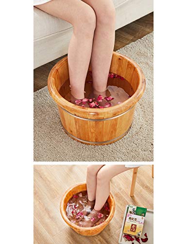 Balde de madera para spa de pies RIEJIN A3 miniatura 5