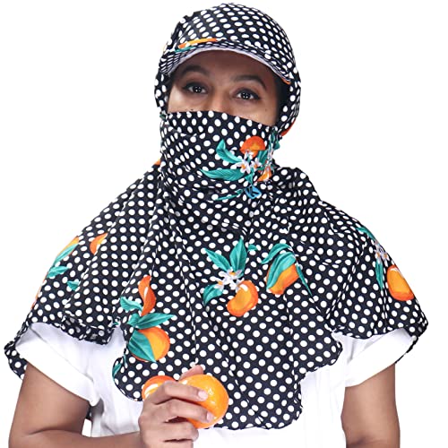 Image of Kavach Ready-to-wear Printed Fashionable full face covering comfortable soft Mask Scarf for pollution sun dust heat protection in summer