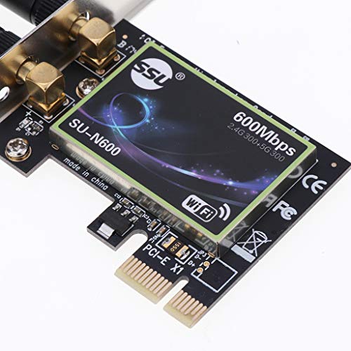 PCI Wireless WiFi Card USB, Bluetooth PCI-Express Network Adapter Kit, 2.4G/5G Dual Band, para Compu
