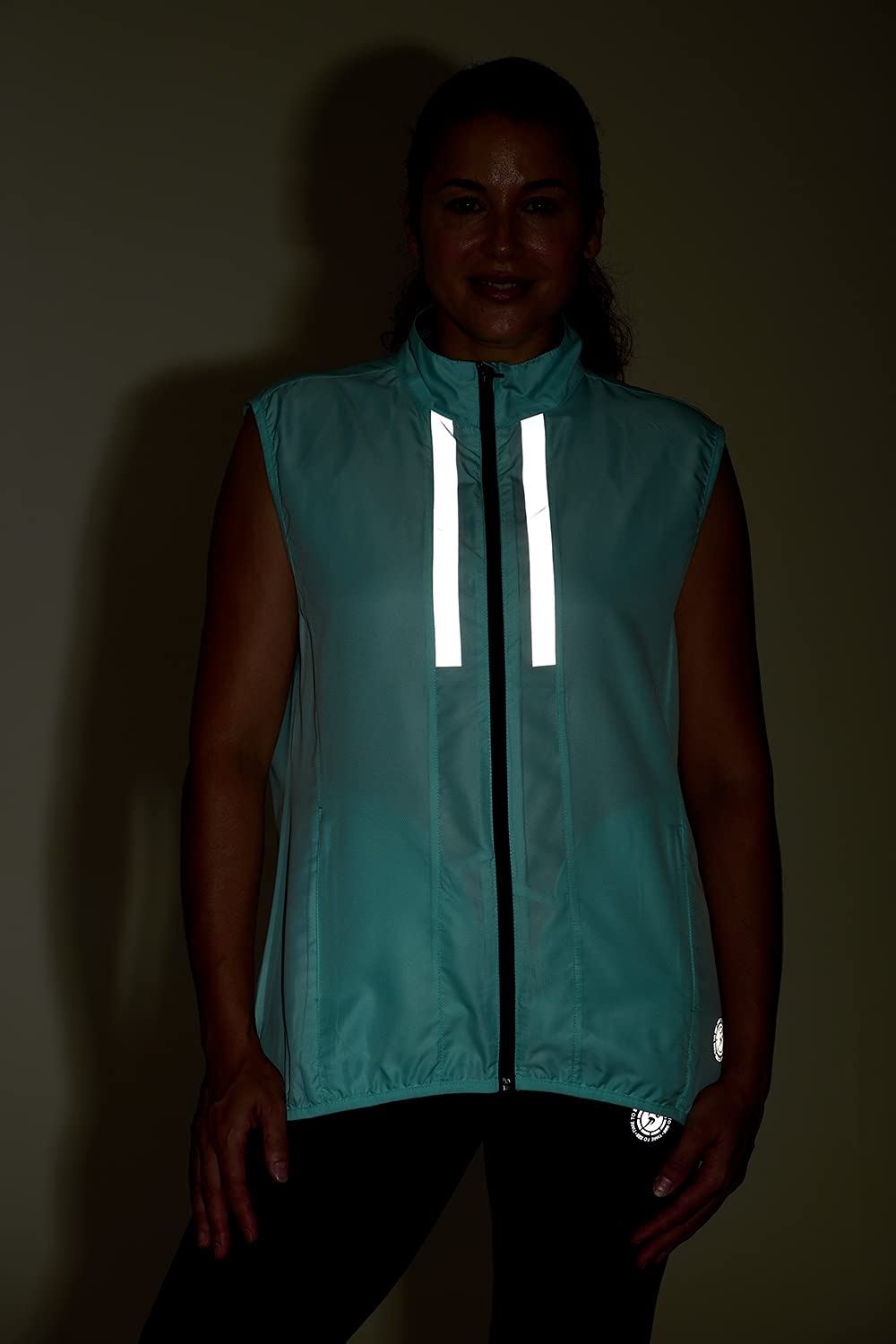 Time To Run Gilet Veste de Course a Pied Sans Manche Pour Femme Avec Poches - Légère Coupe-Vent Respirant - Idéal Pour Le Jogging - de