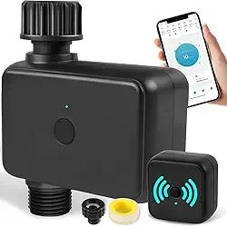 Temporizador Irrigação, Temporizador de água WiFi/Bluetooth, Temporizador de Irrigação Inteligente, Temporizador Irrigação controlados por APP com Programação digital, Função ECO