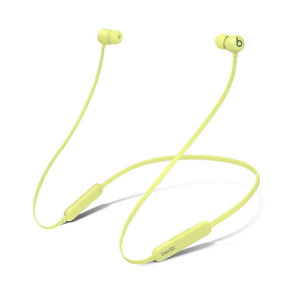 Beats Flex ワイヤレスイヤフォン ユズイエロー　即決OK Amazon.com: Beats Flex Wireless Portable Bluetooth Earbuds