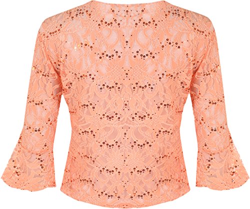 WearAll Taglie forti da donna con paillettes, con
