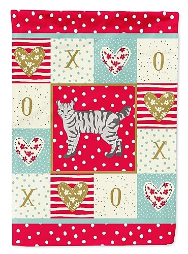 Drapeau de jardin chat Highlander Lynx pour sublimer votre décoration extérieure fleurie