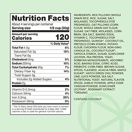Marimix Snack Mix | Hatch Chili Lime | Crunch Baked Sweet & Salty Savory Plant Based Naturally Gluten Free Whole Grain Fiber Charcuterie Pretzel Trail Party Mix | No Artificial Ingredients #TOP5
